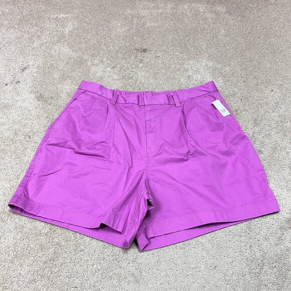 Gap Shorts Women’s Pink Size 18 Stretch NWT Pockets - Picture 1 of 10
